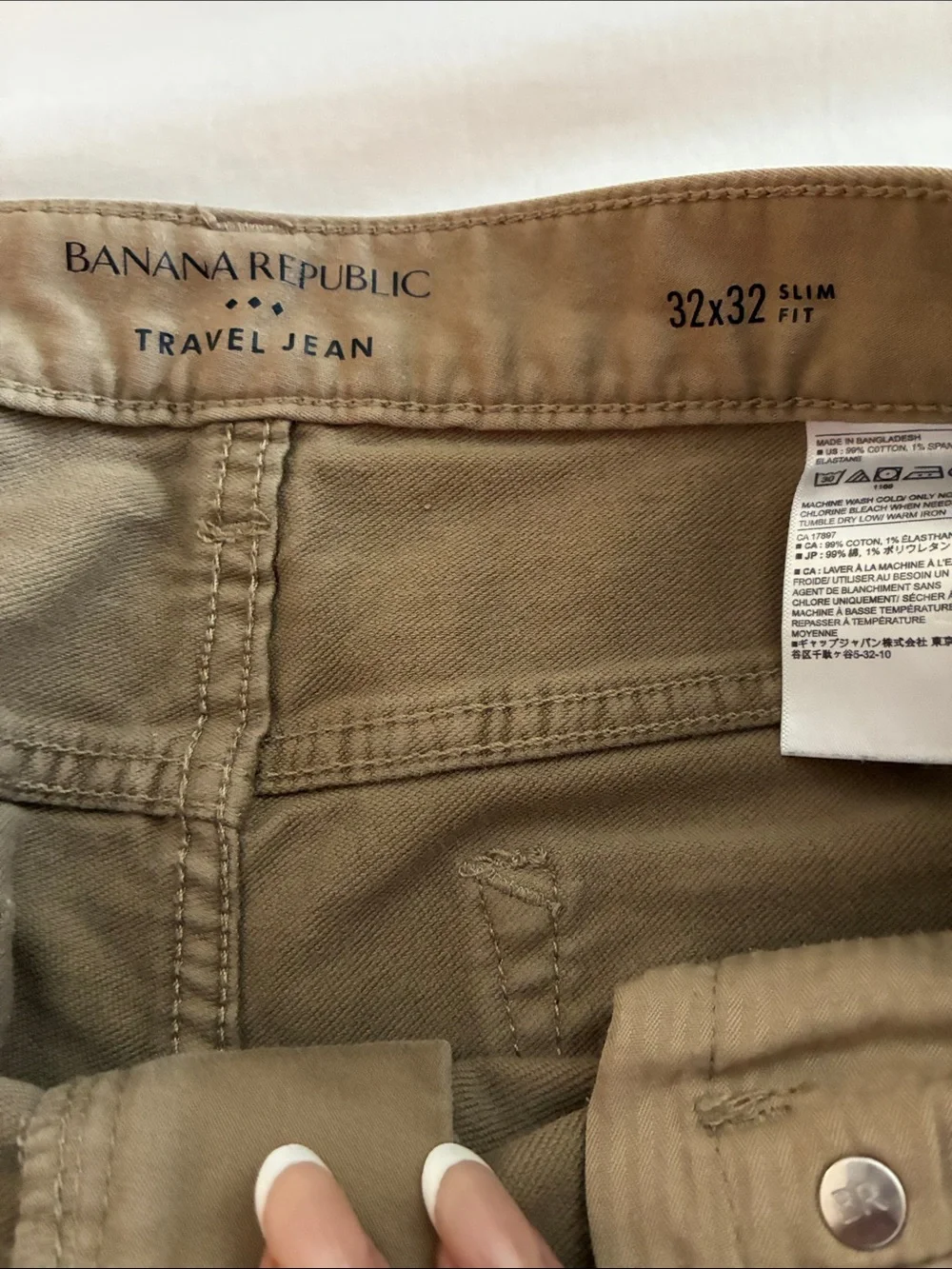 Men's Black & Tan Casual Pants - Classic Straight Fit
